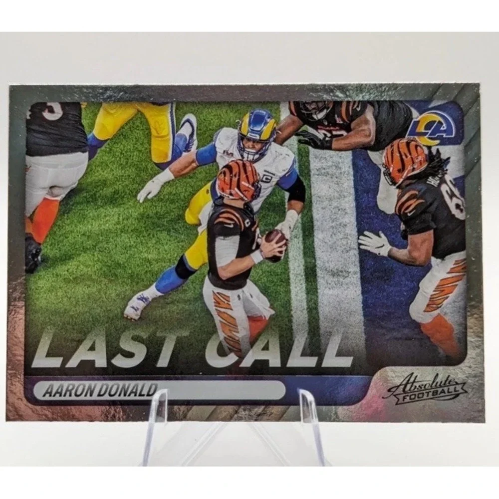 Aaron Donald 2022 Panini Absolute Last Call #LC-16 Bengals